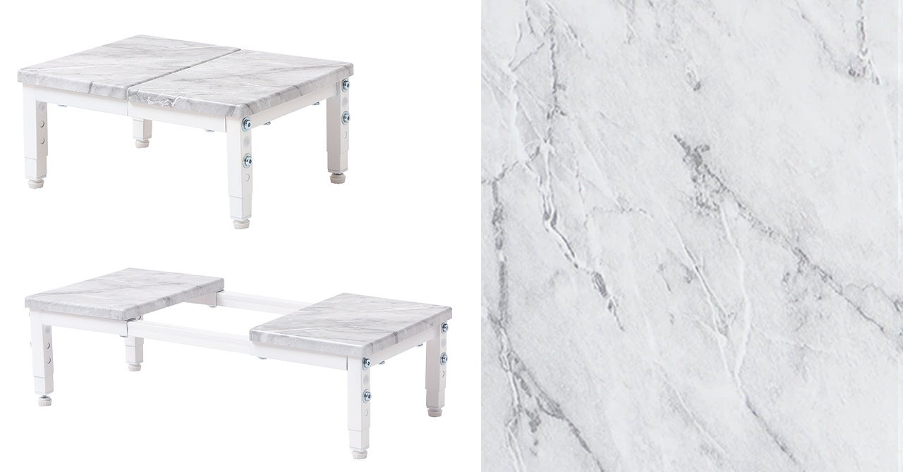 大理石柄（ホワイト）