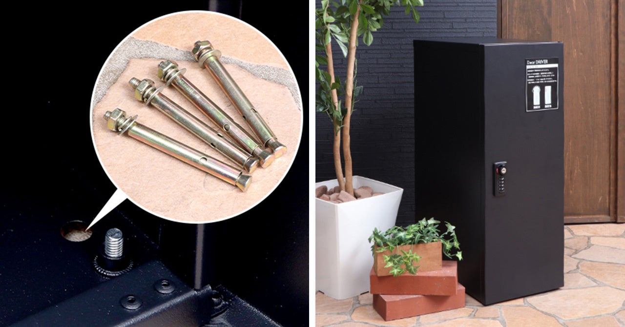 左：アンカーボルト　　　右：ガルバナイズド加工