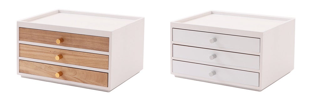 ３段３杯タイプ　(約)幅35×奥行29×高さ19.7cm