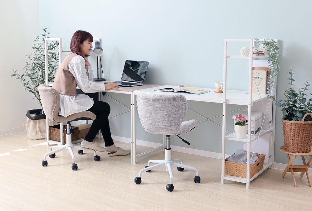 直線デザインだから2つ並べてもスッキリ