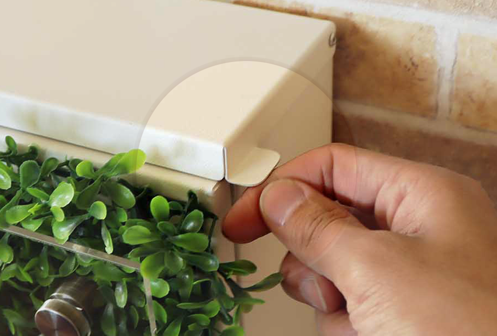 フタを持ち上げやすくする小さな工夫