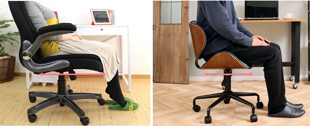 左：モデル身長155cm　　　　　　　　　　　　　　　　　左：モデル身長179cm