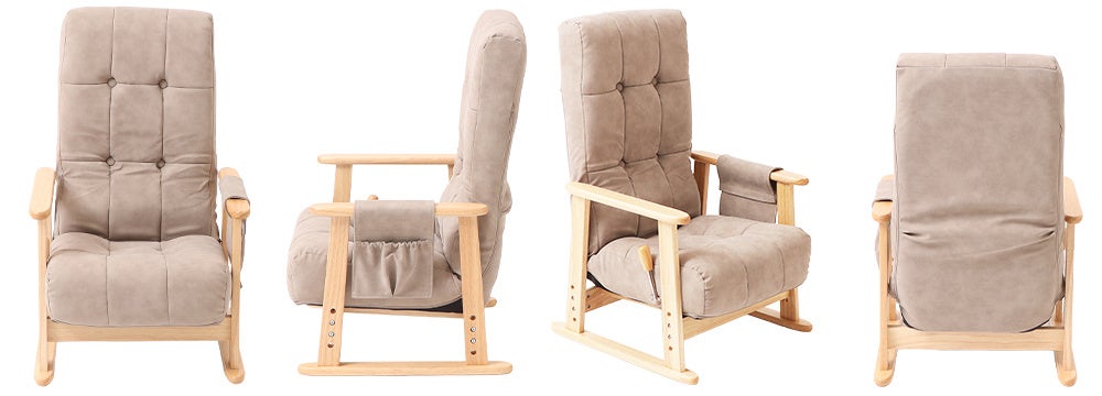 PUレザーの「グレージュ」