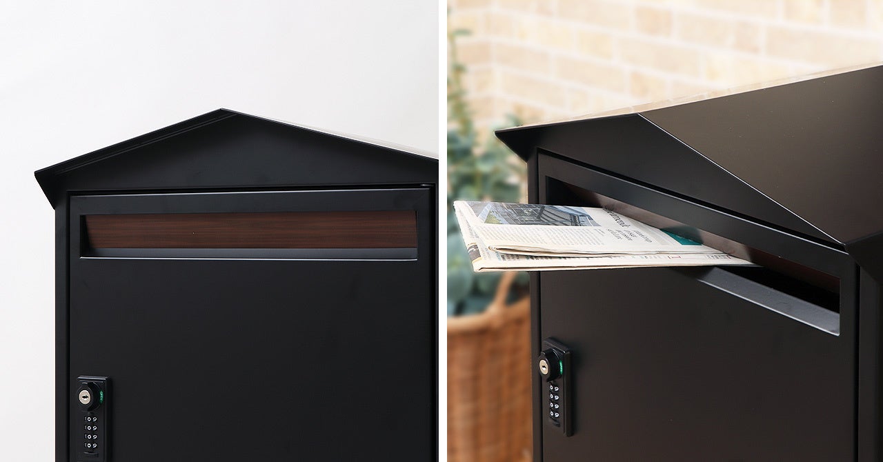 A4サイズ対応の投函口