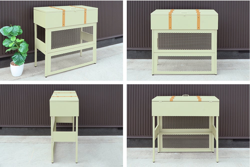 機能を妨げずに室外機をカバーを隠す