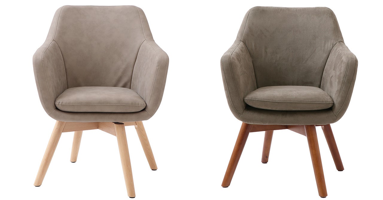 左「グレージュ」　右「フォギーグレー」