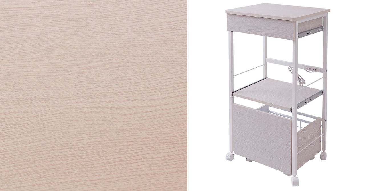 ▲木目柄「ウッドホワイト」