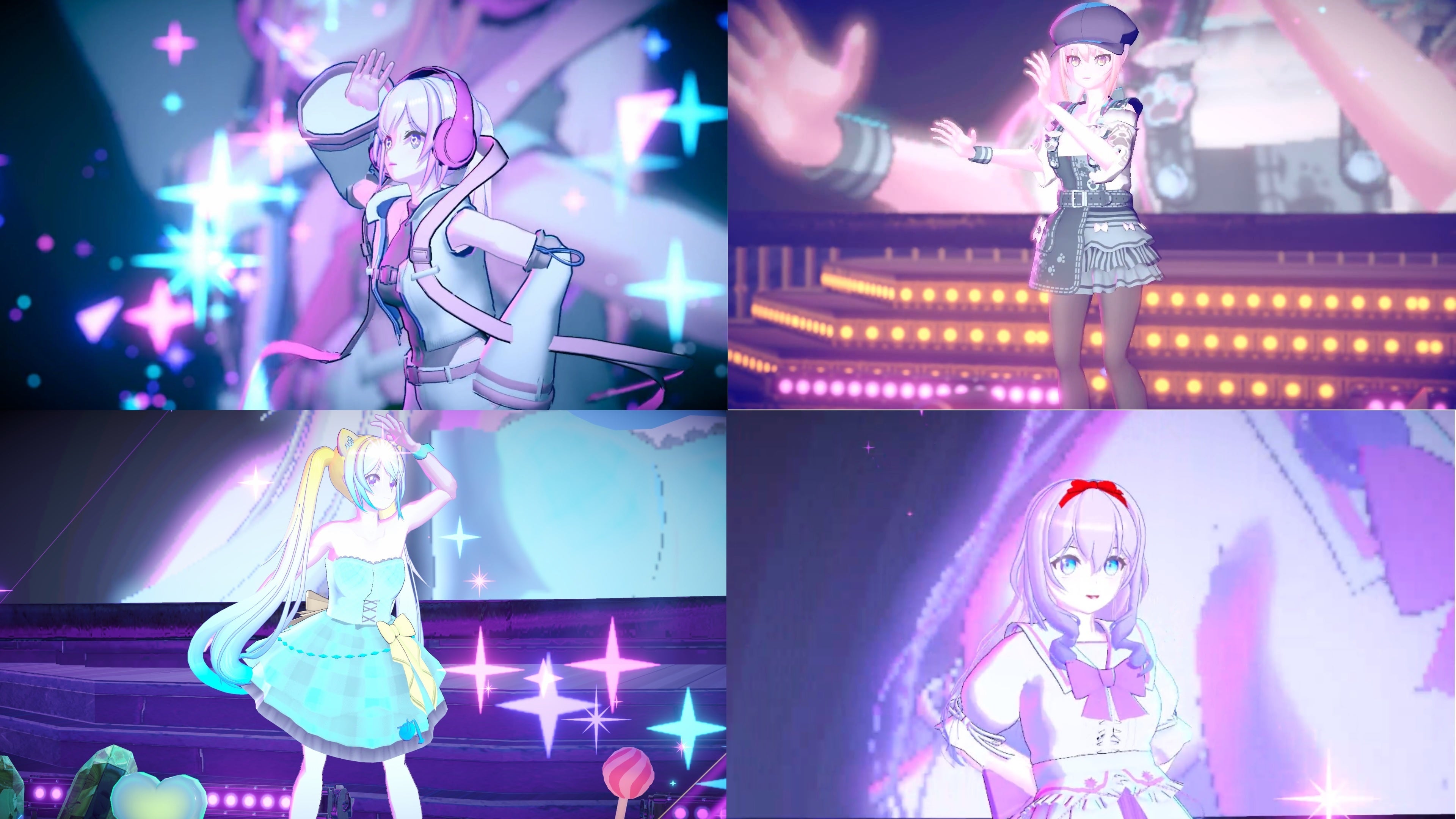 アバターメイク機能サンプル画像