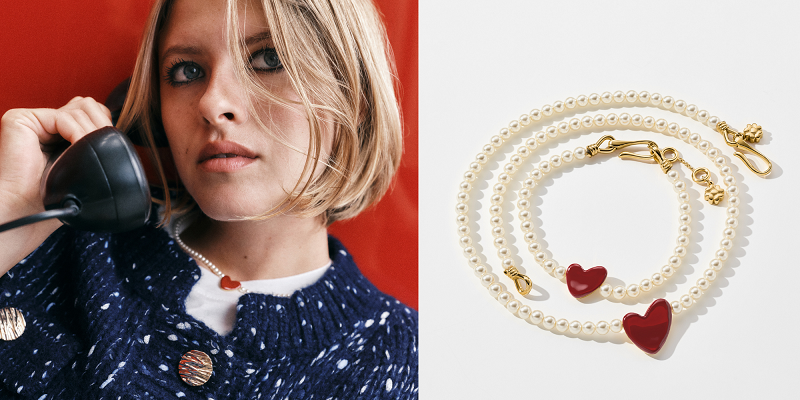 ネックレス（SKJ1798710）・ブレスレット（SKJ1799710）各￥12,100