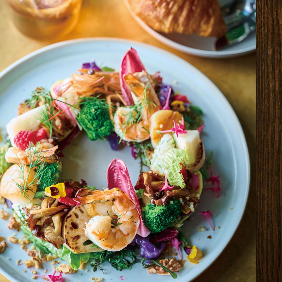 【ランチ】OPEN限定魚介のスペシャルリースサラダ