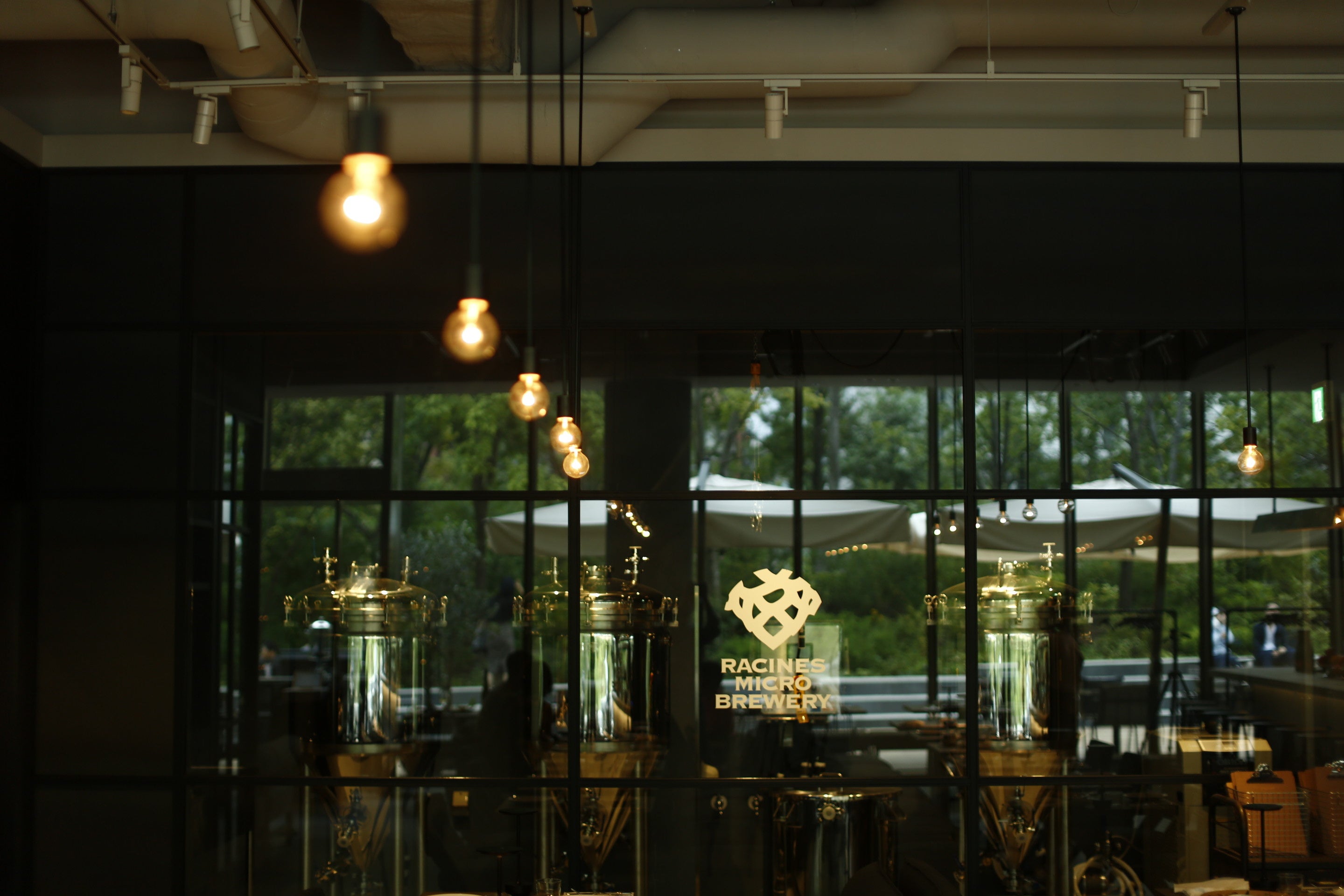 ブルワリーが併設されているRACINES AOYAMA