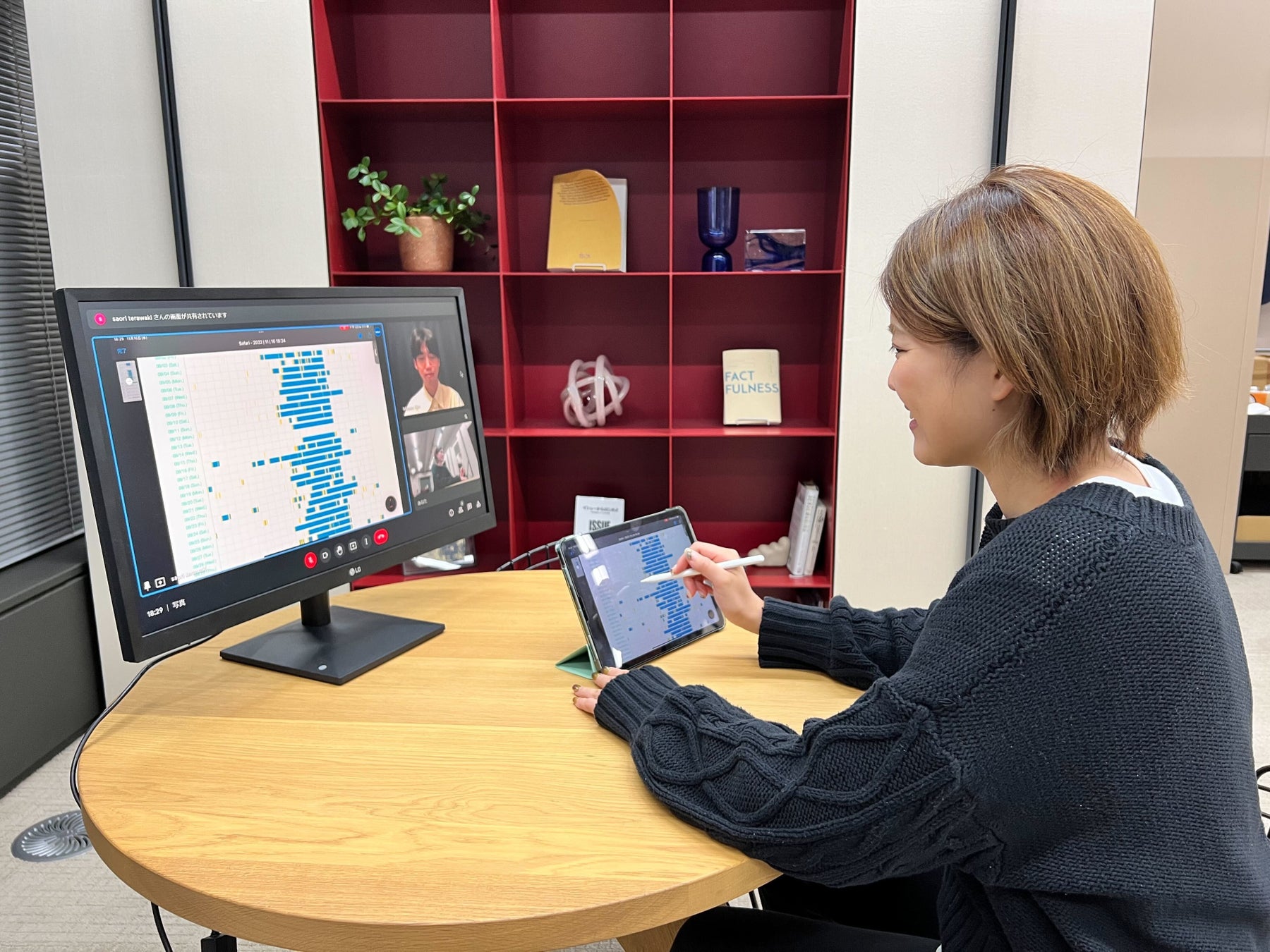 ねむりのパーソナルトレーニングの様子