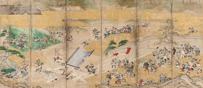 伝・竹之下信成「和田合戦図屏風」