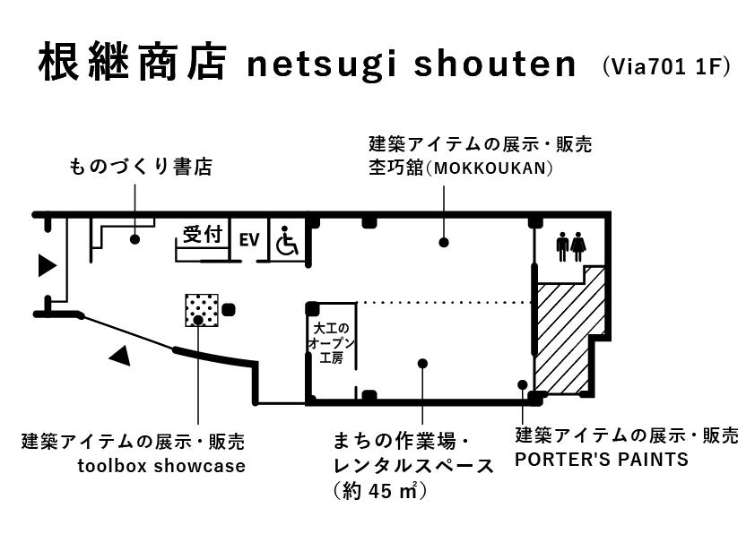 根継商店の店内案内