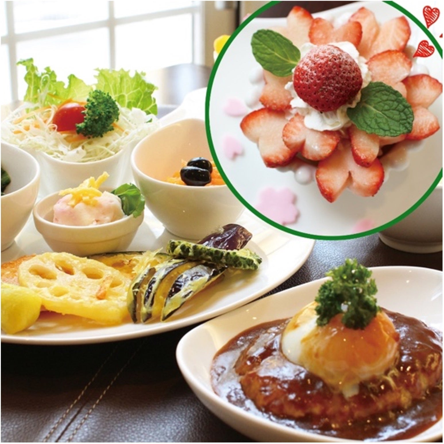 広陵町産高級イチゴ「古都華」を 使ったオリジナルメニュー