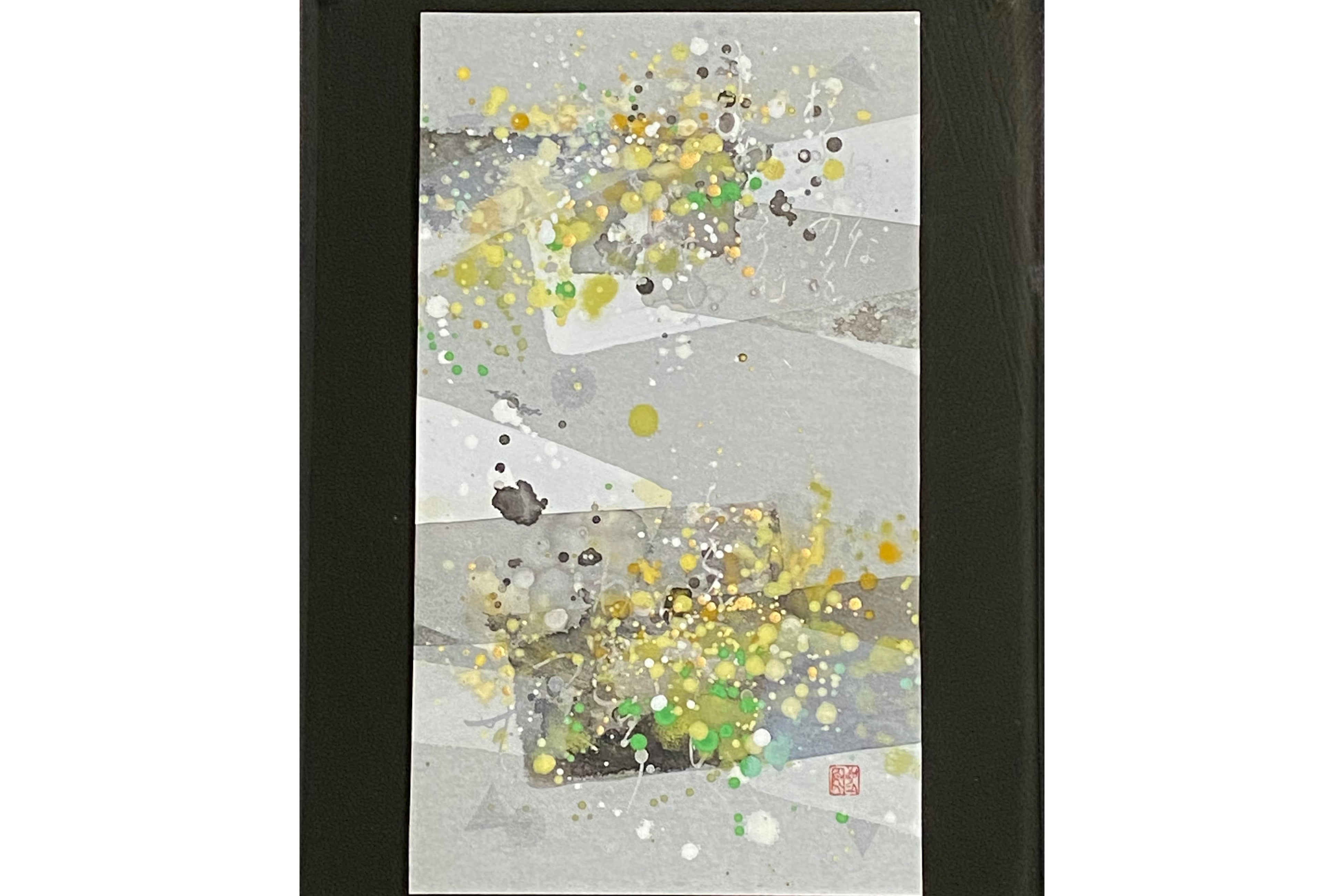 日本画⑷花創作画