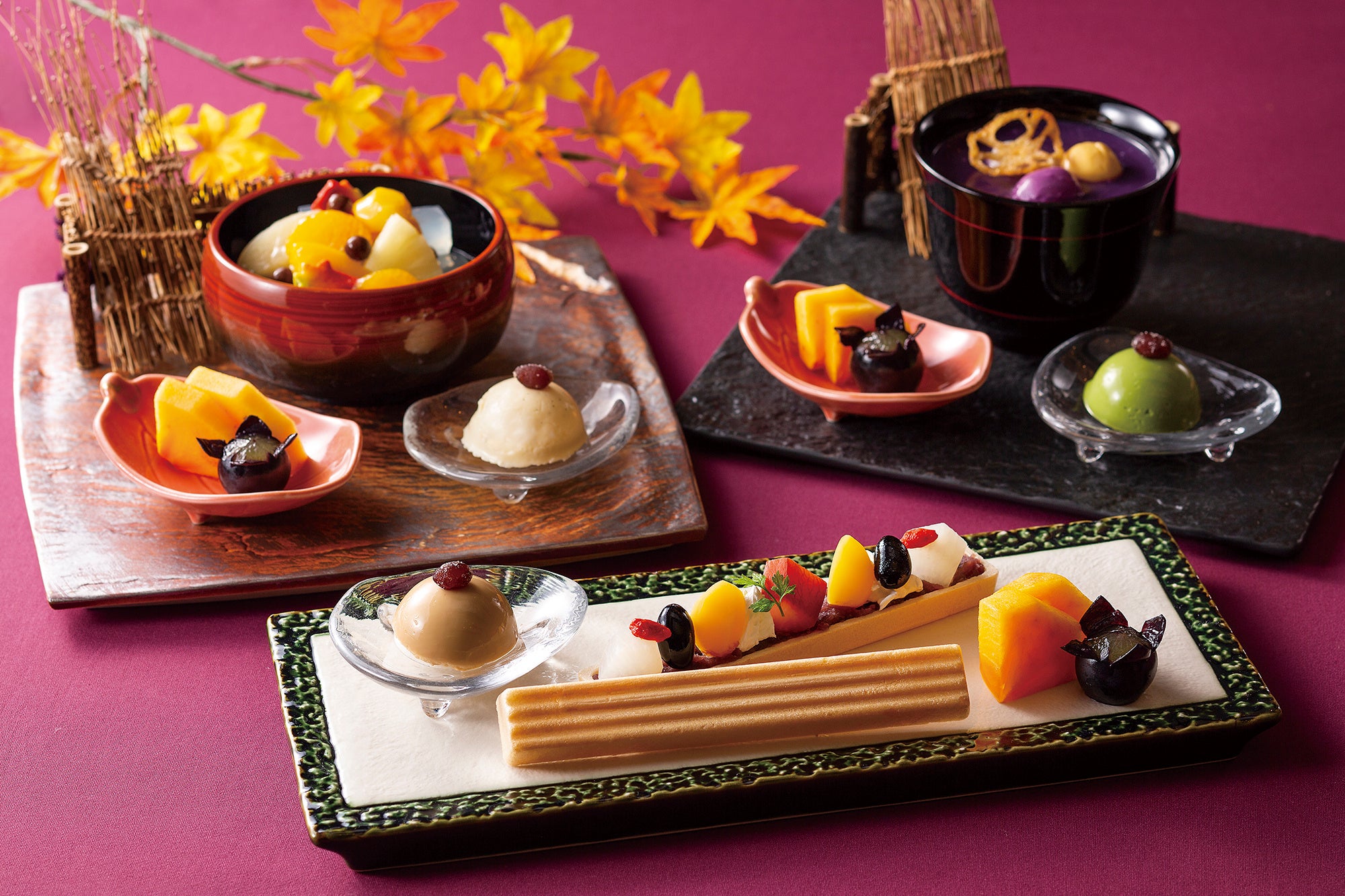 紅月風 和風3段ケーキ