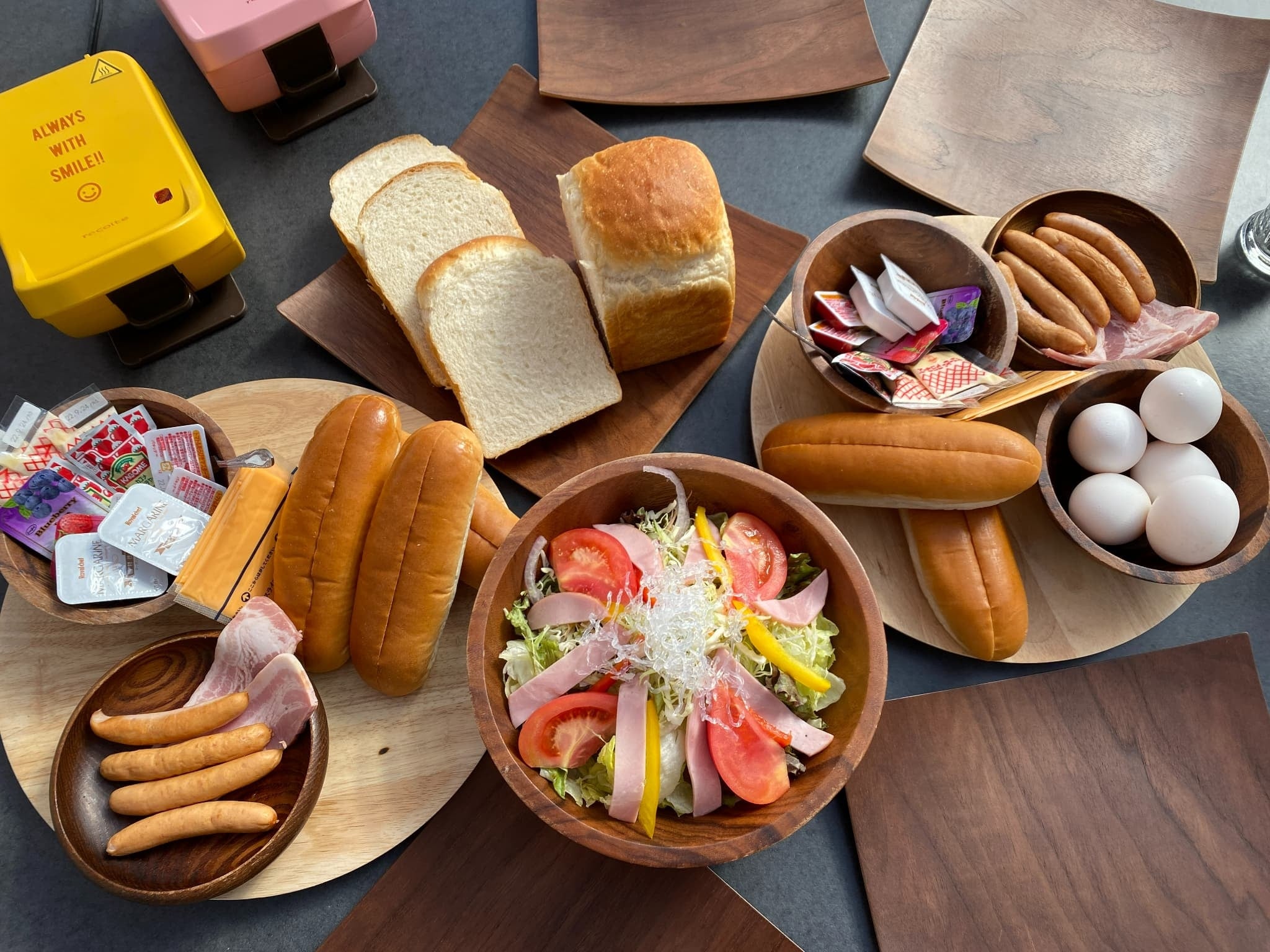 グランピング朝食