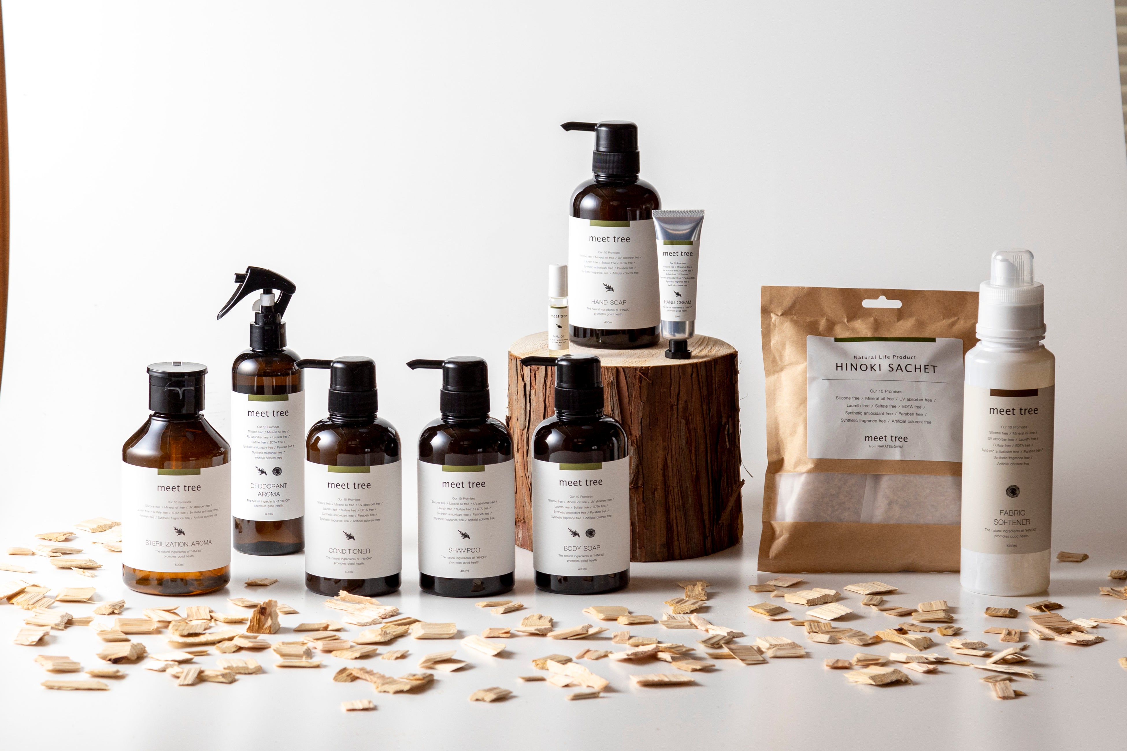 木曽桧を使用した美容ブランドMeetTree