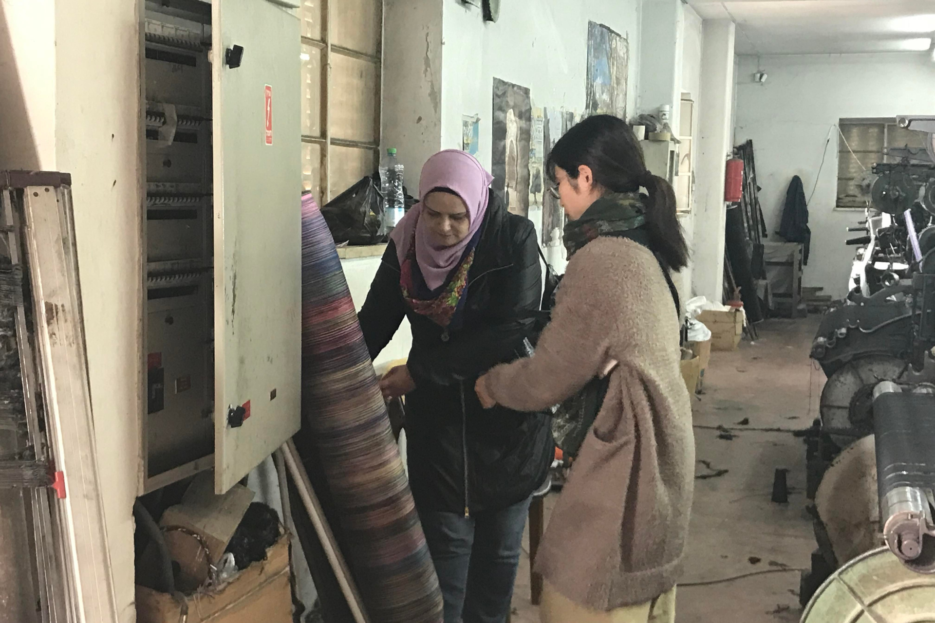 パレスチナで仕事現場を見せてもらう　2022年