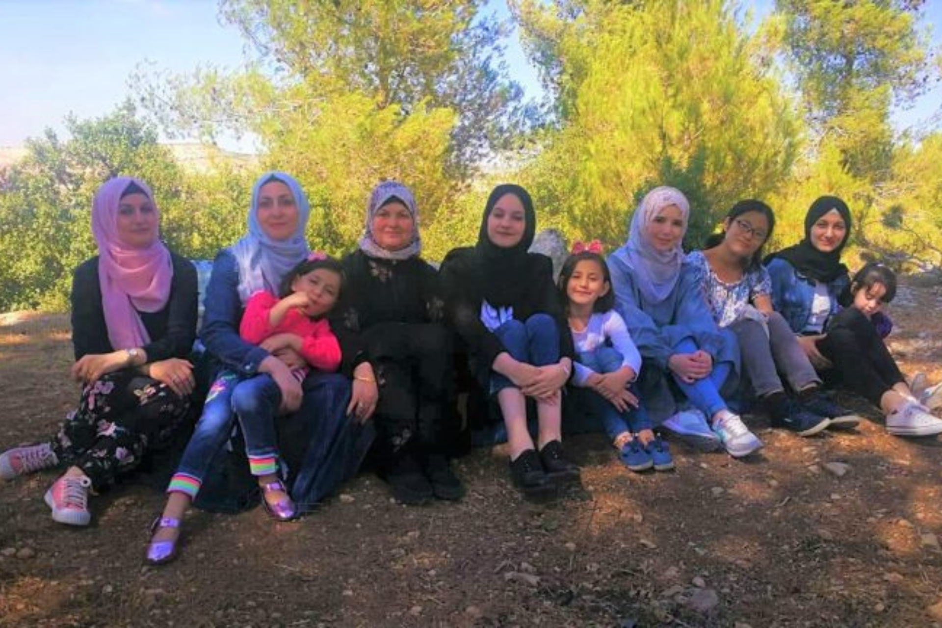 ホームステイ先の家族（女性陣）と　2018年