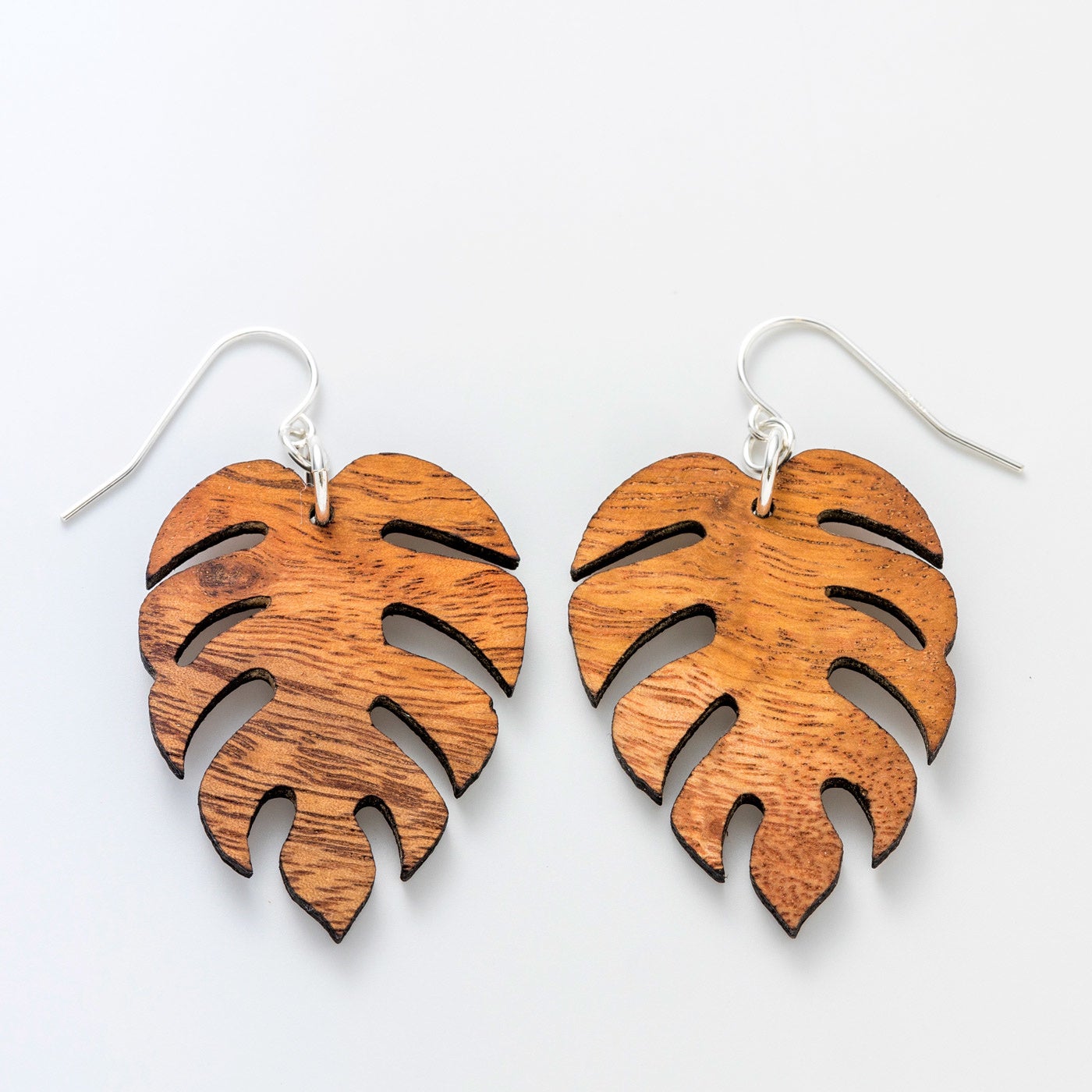 Hiwa Creations コアウッドピアス（モンステラ） 税込4,345円