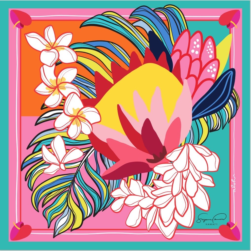 スザンヌ・ジェネリック・デザインの風呂敷