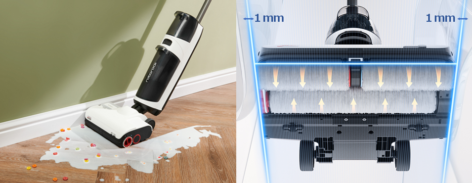 キレイ”を極める パワフルな吸引・水拭き掃除を同時に行い、液体が