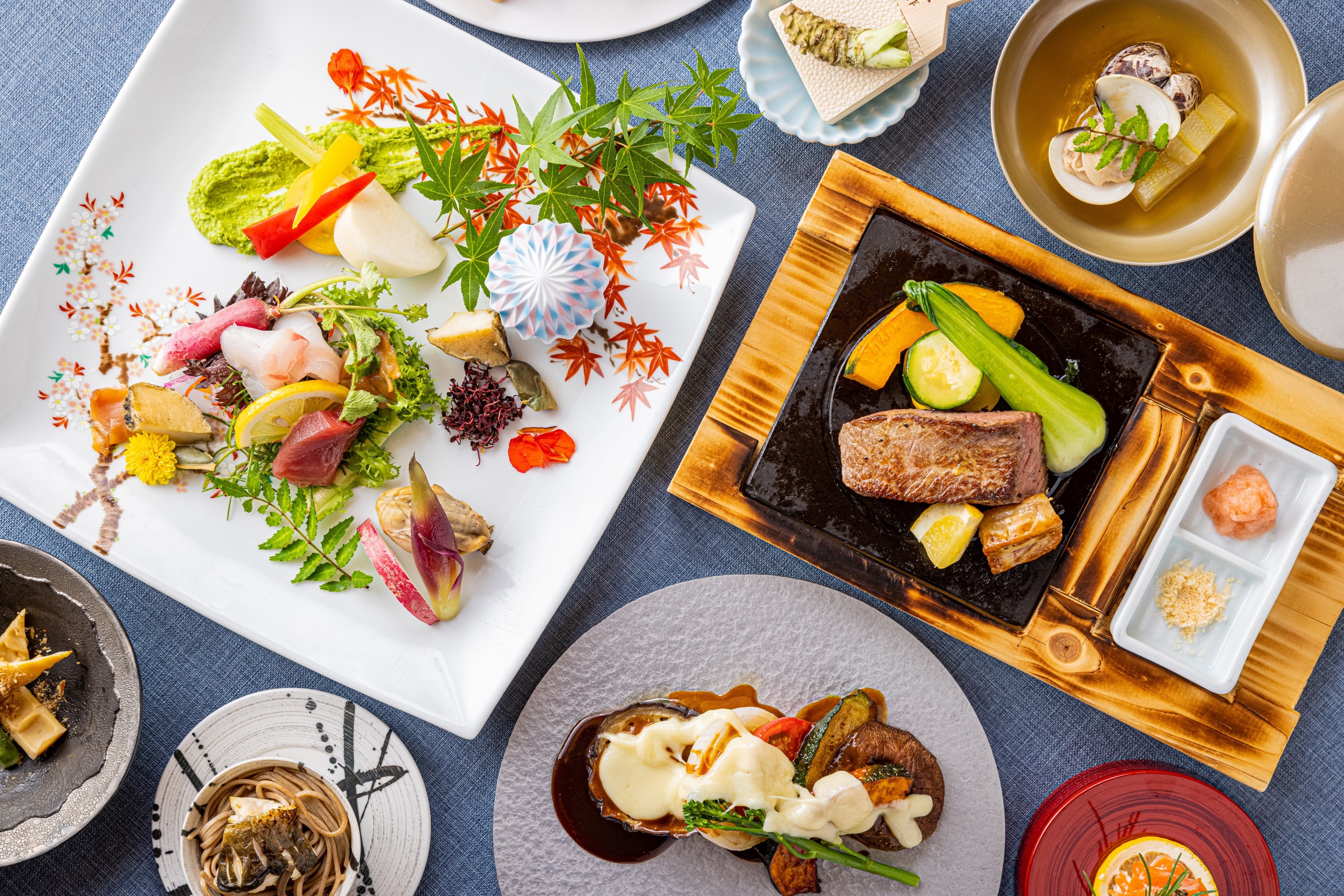 夕食「安曇野里山会席」イメージ