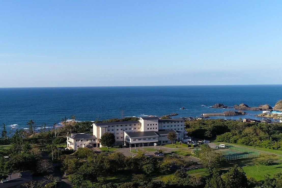 薄紫色の花が咲き誇る初夏の風物詩 福井県 二の浜海岸(にのはま