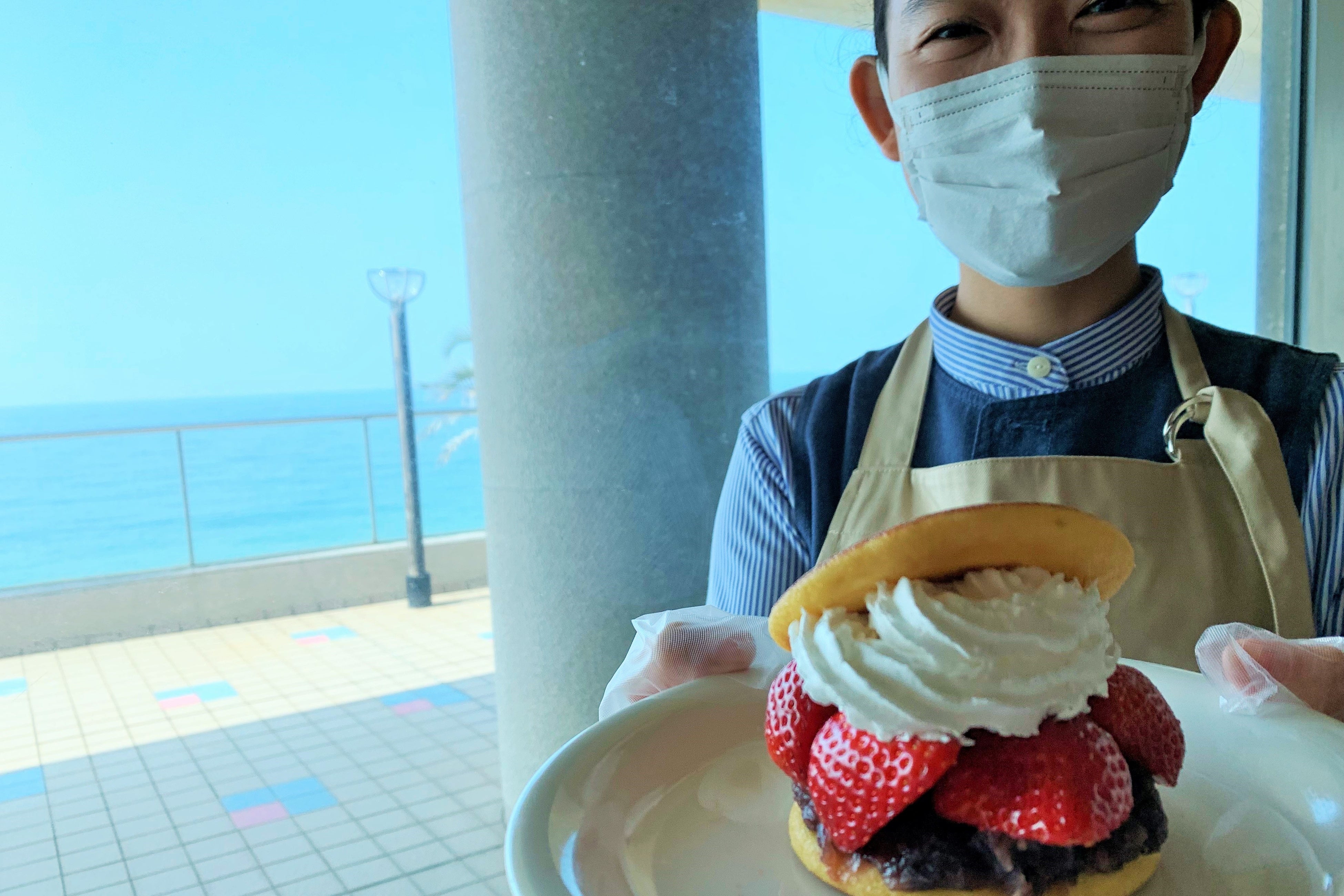 果汁たっぷりのあまおうだからくどくなくペロリと食べられます