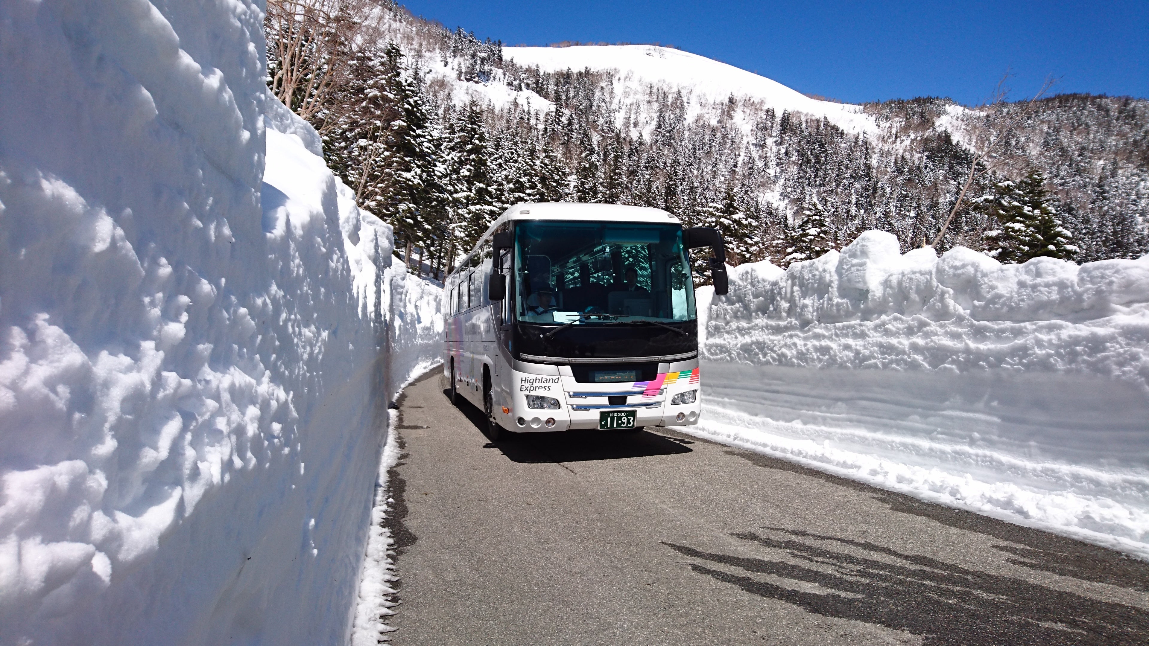 乗鞍岳春山バス