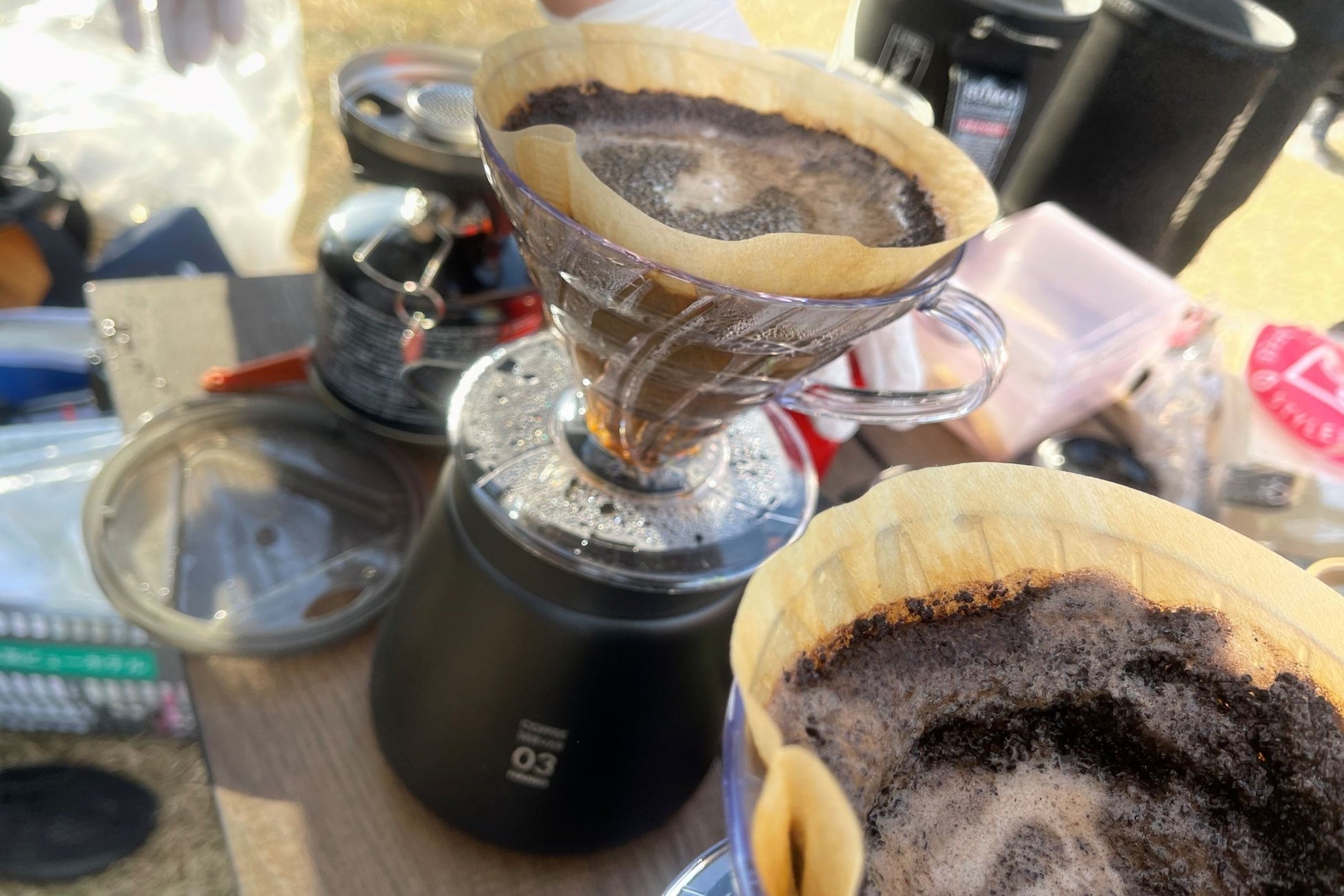 美味しい空気と美味しい水で淹れた美味しいコーヒー