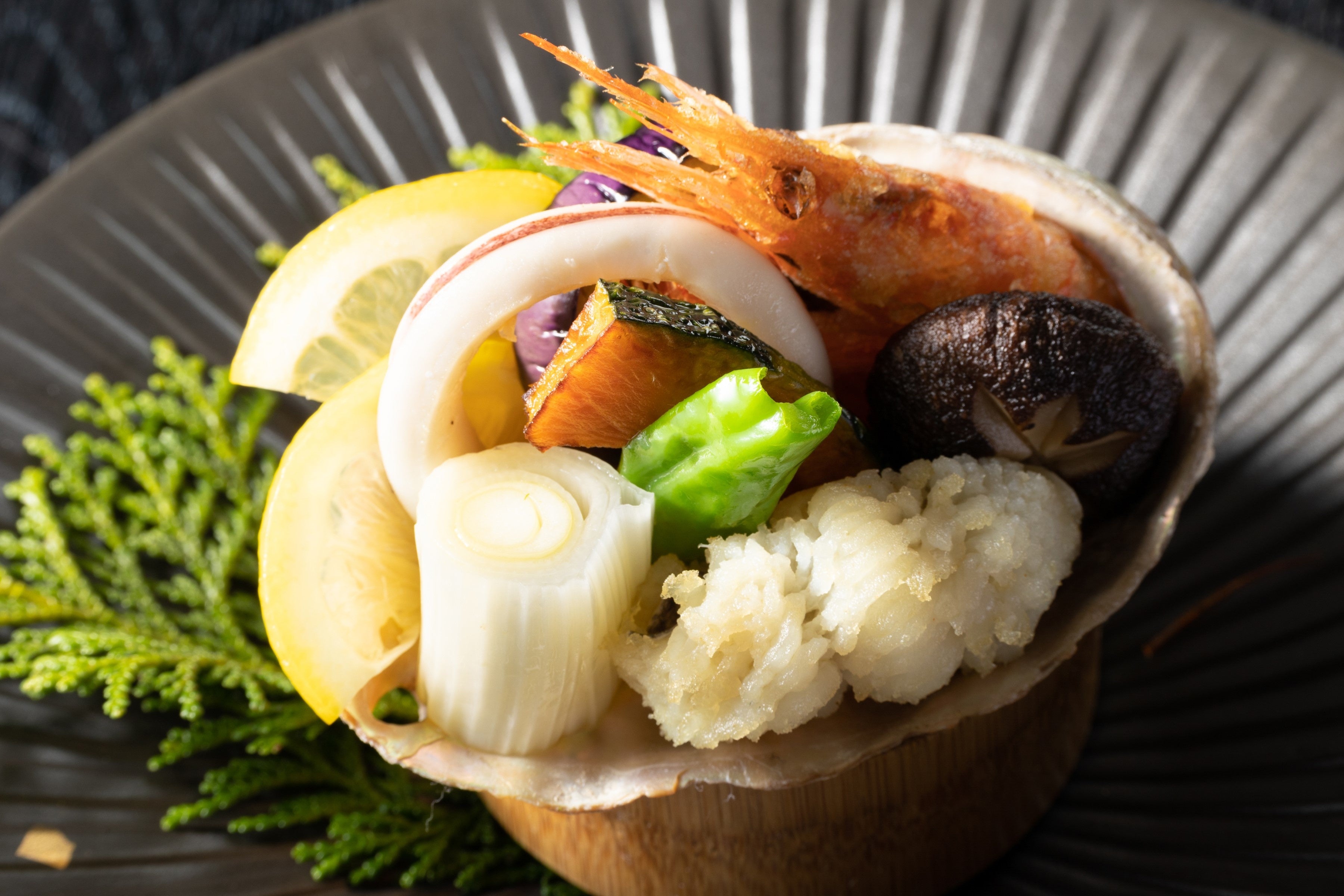 海鮮やどかり焼き