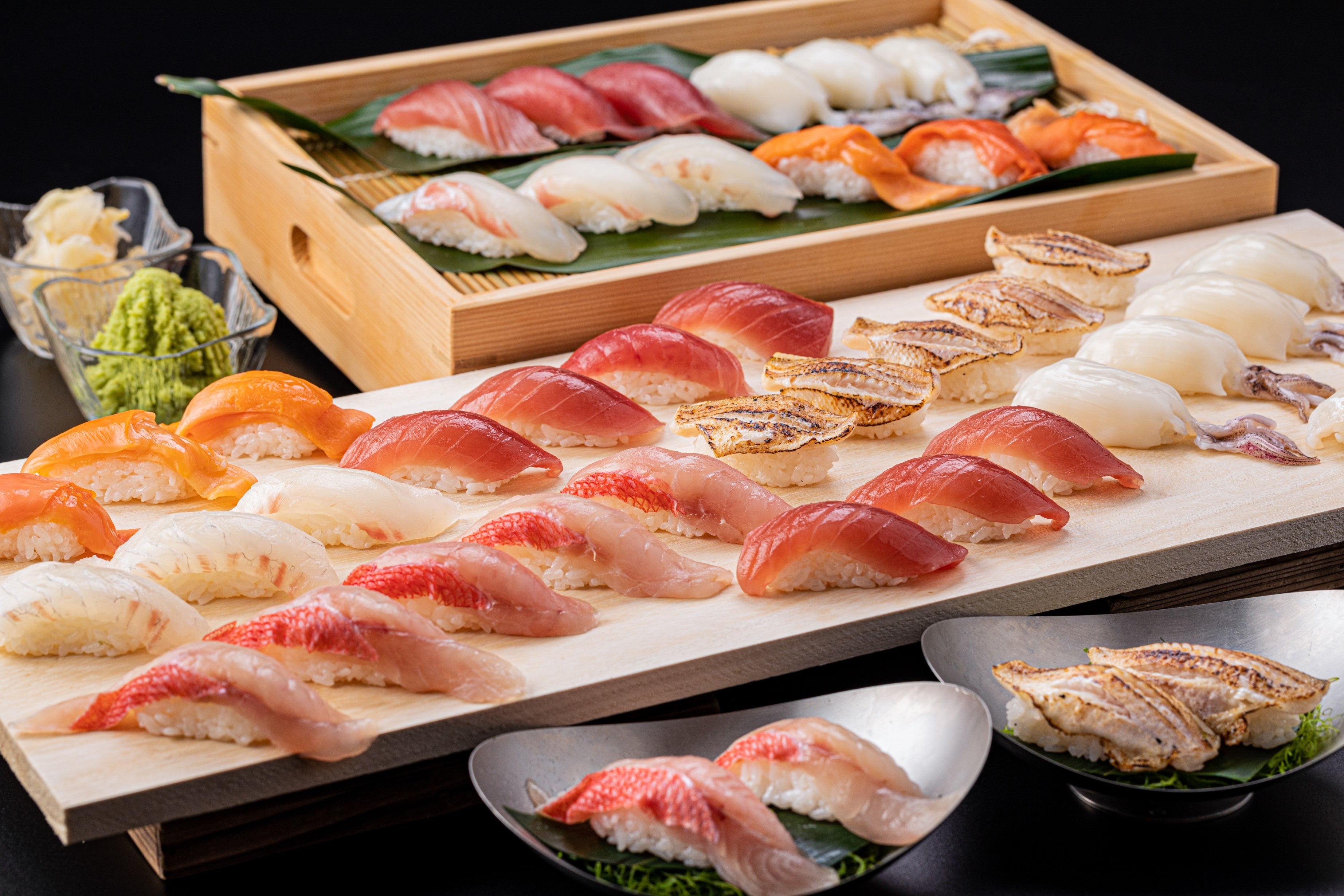 握り寿司6種（金目鯛など）