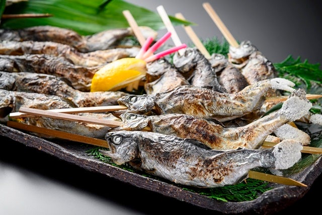 山女魚の塩焼き