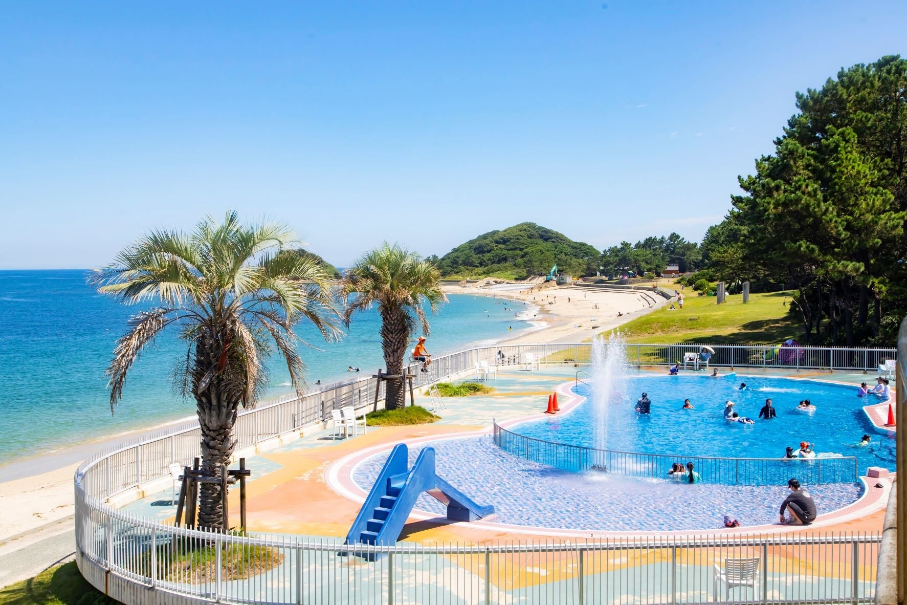 ホテルの敷地内にあるので気軽に楽しめます