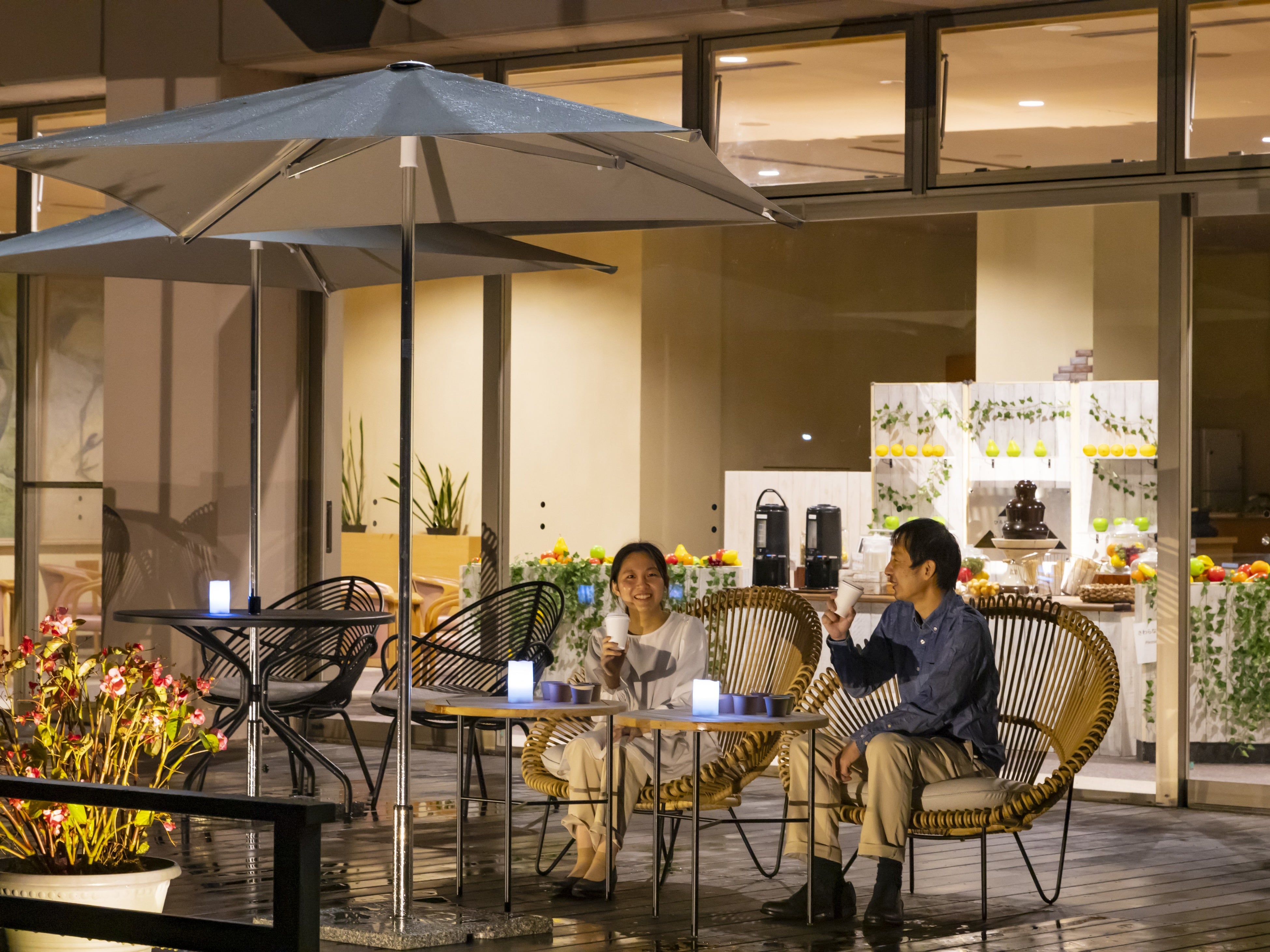 お部屋やテラスで楽しむ高原デザート