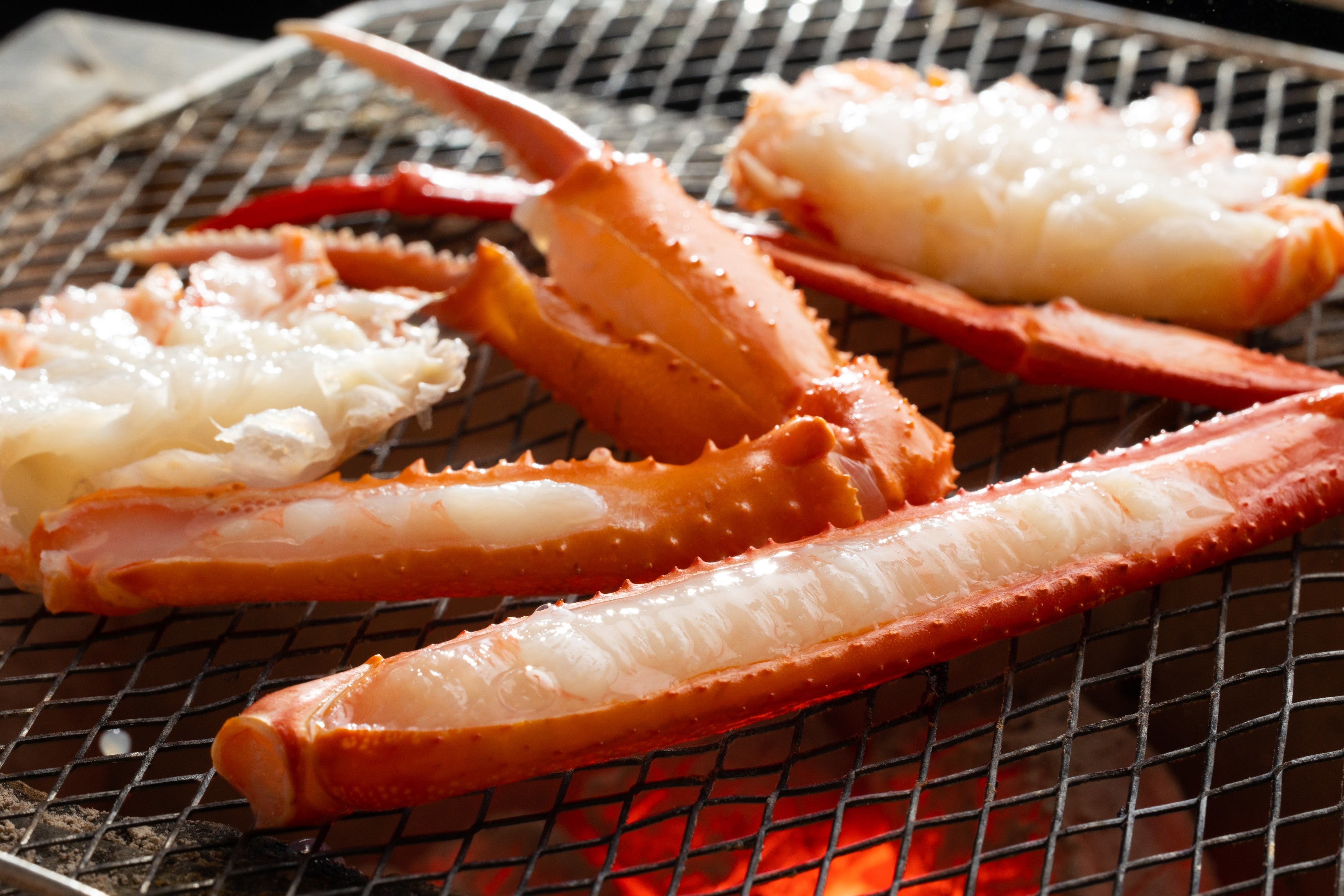 香住蟹炭火焼き