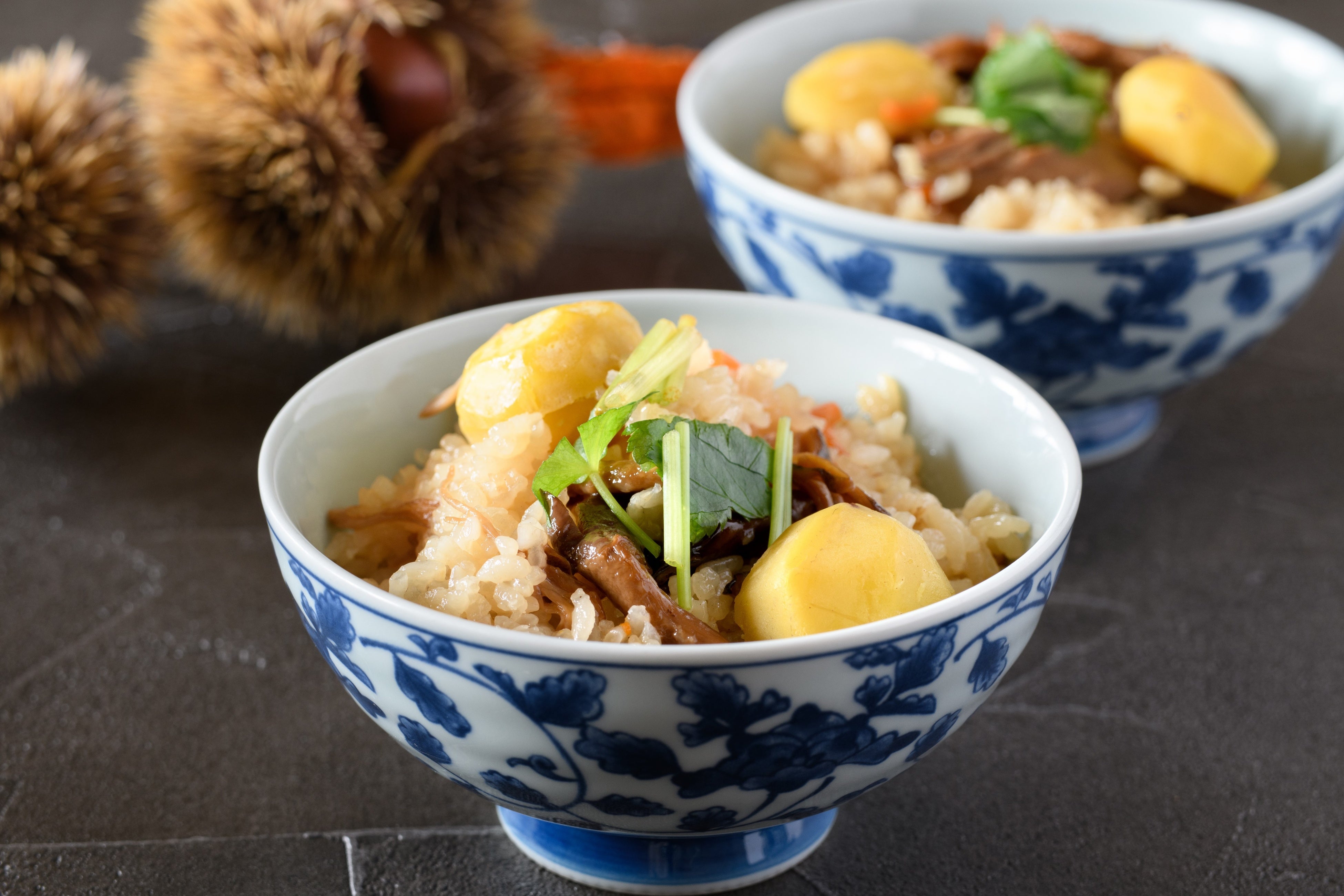 栗がたっぷり、栗ご飯