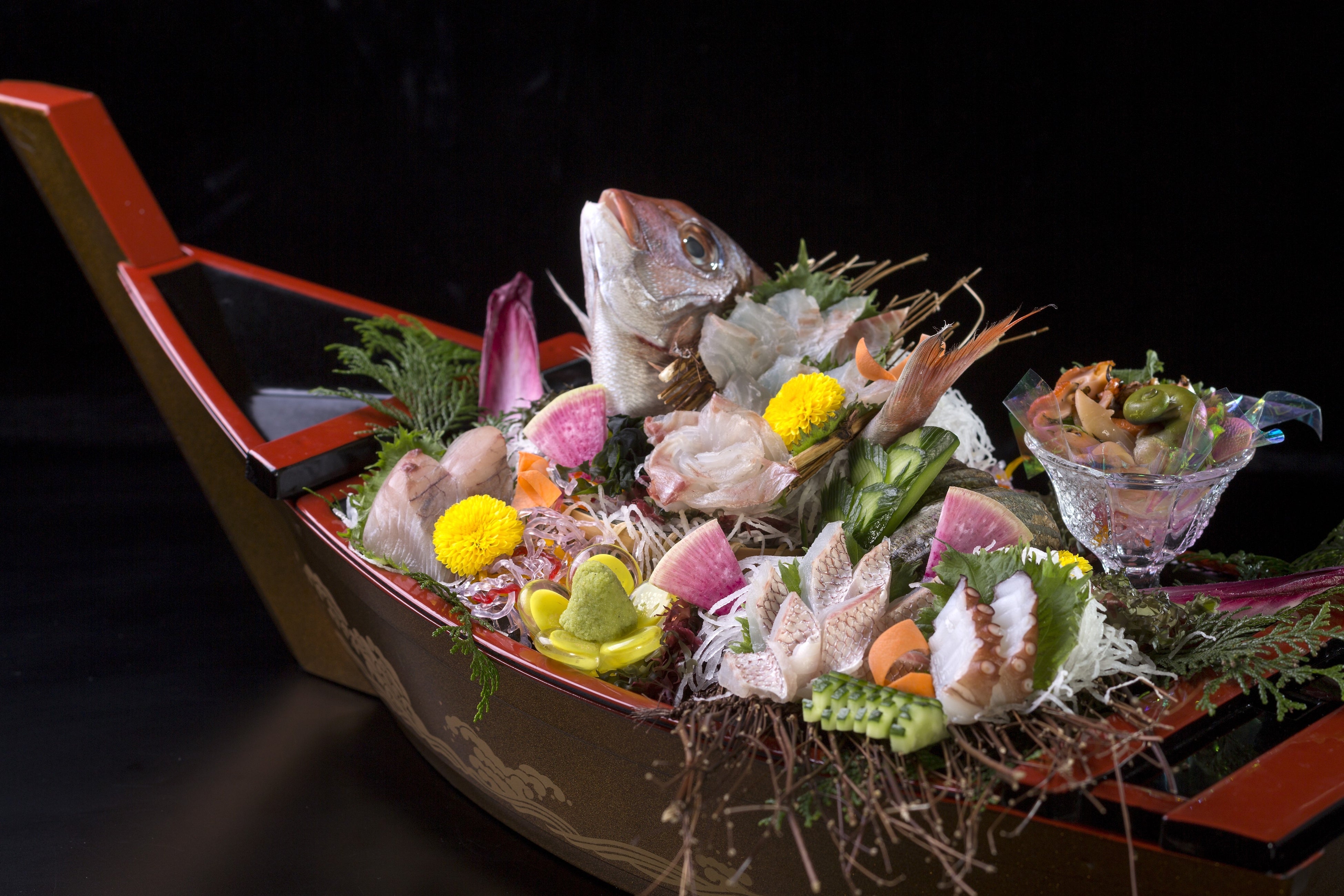 瀬戸内お造り舟盛5種