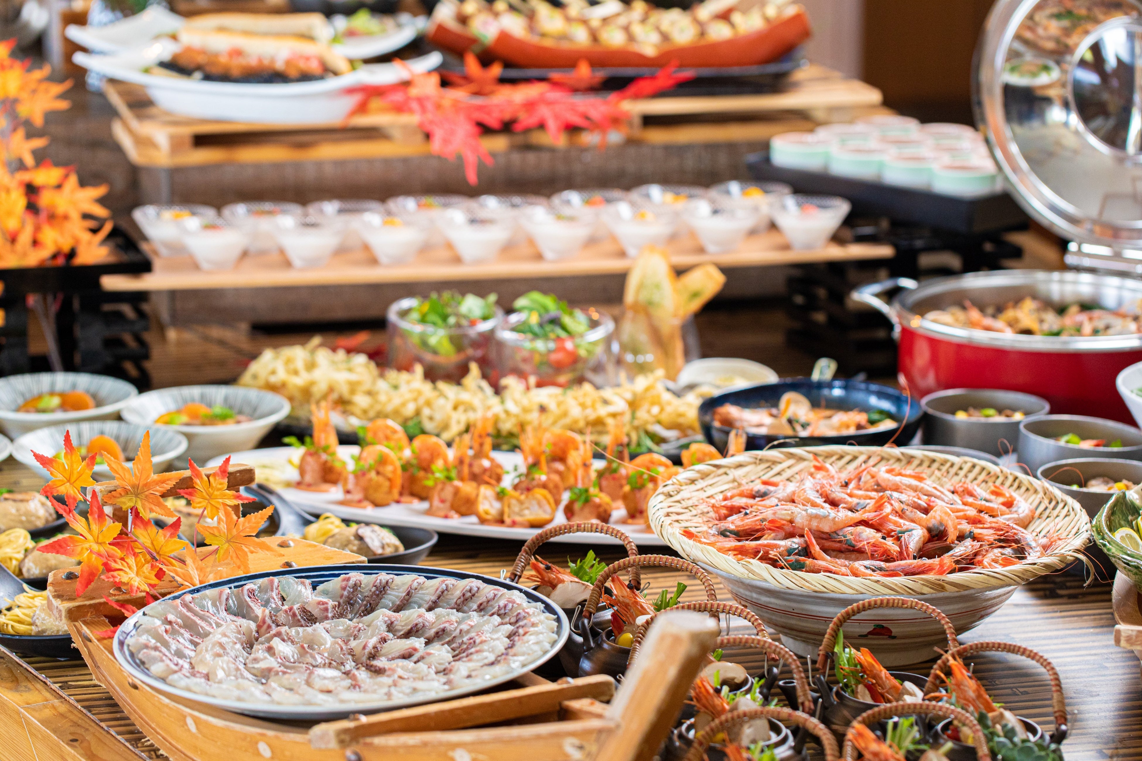 ホクッと温かいお料理が並びます