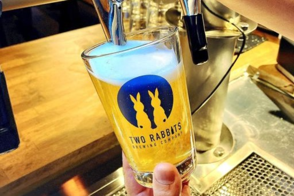 爽やかなGoldenAleと近江牛で絶妙な味わいを堪能