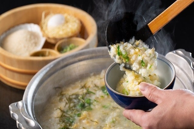 しめはやっぱり、かに雑炊