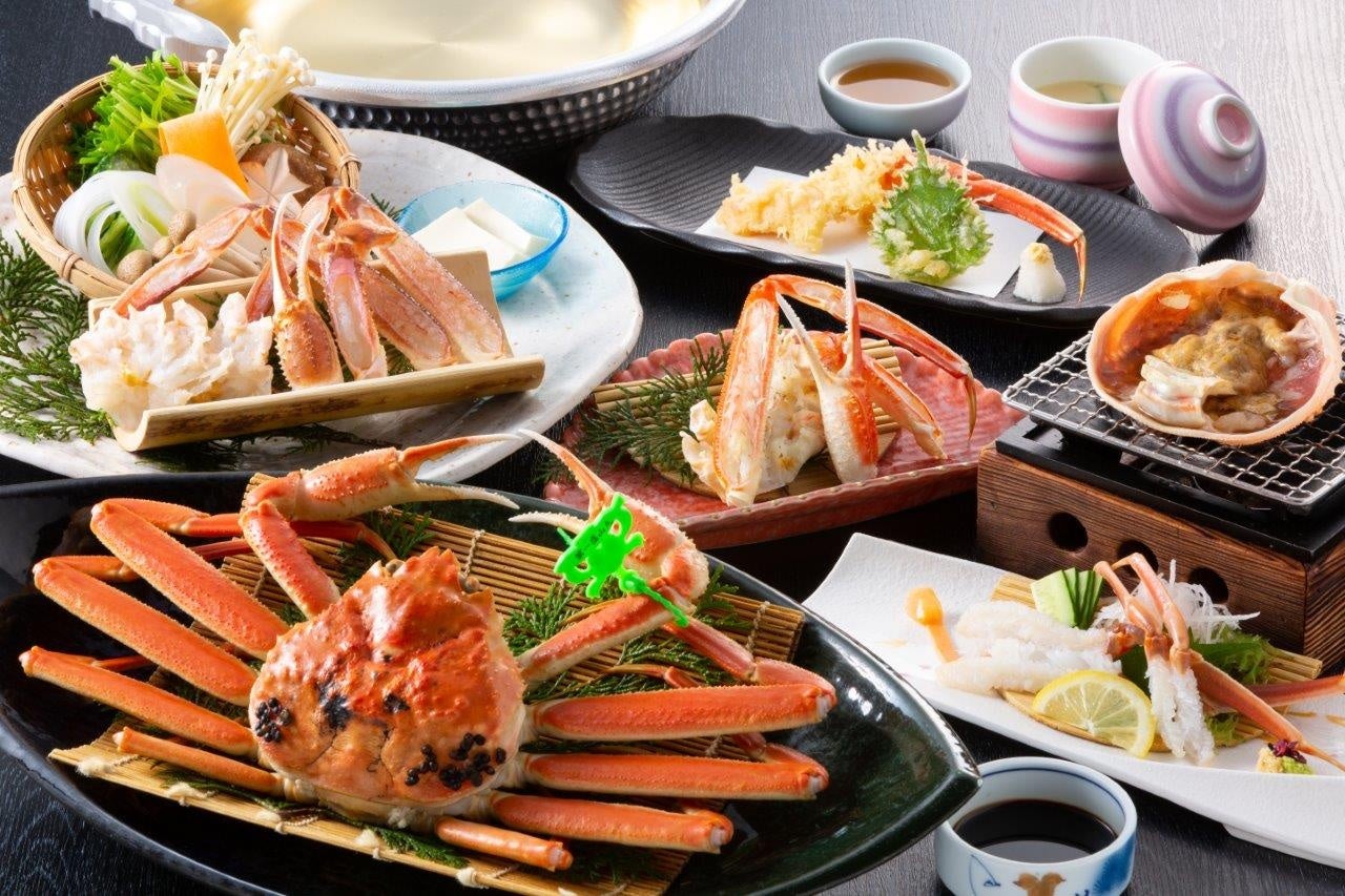 11月6日は松葉がにの漁解禁!!ブランド蟹「松葉がに」をお1人様につき贅沢に2杯使用したフルコースを提供。~休暇村竹野海岸活け「松葉がに」フルコース 11月7日より~ 一般財団法人休暇村 11月6日は松葉がにの漁解禁!!ブランド蟹「松葉がに」をお1人様につき贅沢に2杯使用したフルコースを提供。~休暇村竹野海岸活け「松葉がに」フルコース 11月7日より~ 一般財団法人休暇村