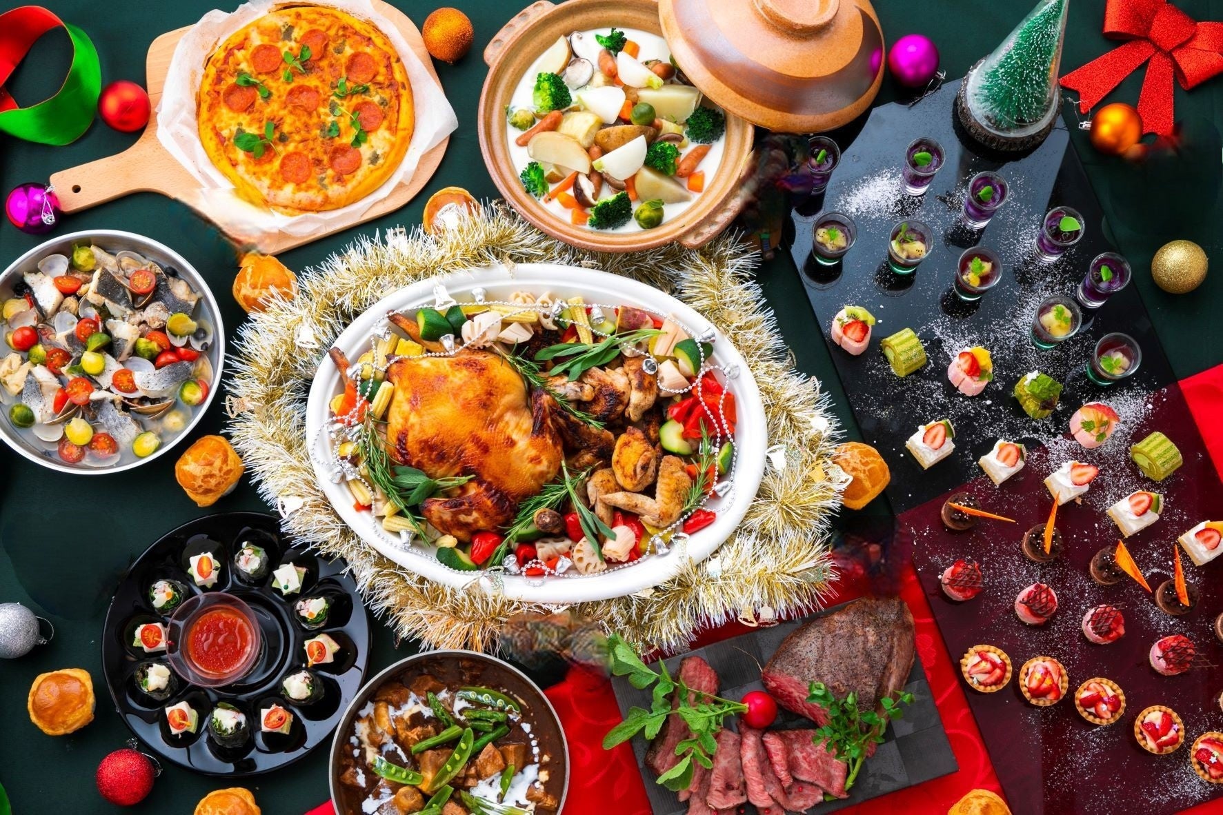 待ちに待ったクリスマスシーズンに気持ちも華やぐお料理を揃えました