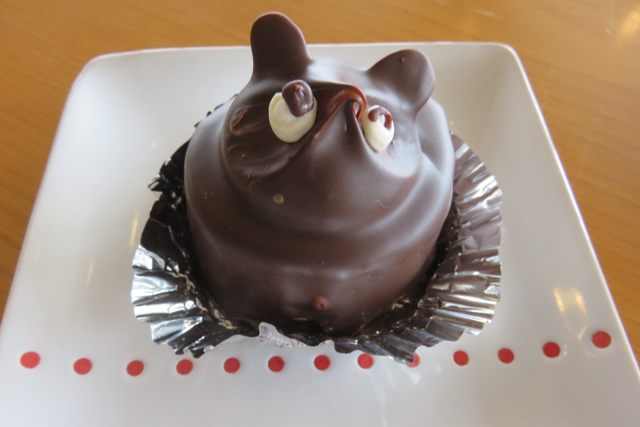 雫石町の老舗菓子店 中村屋 の たぬきケーキ（４５０円税込） 昭和の懐かしいバターケーキはコーヒーによく合います