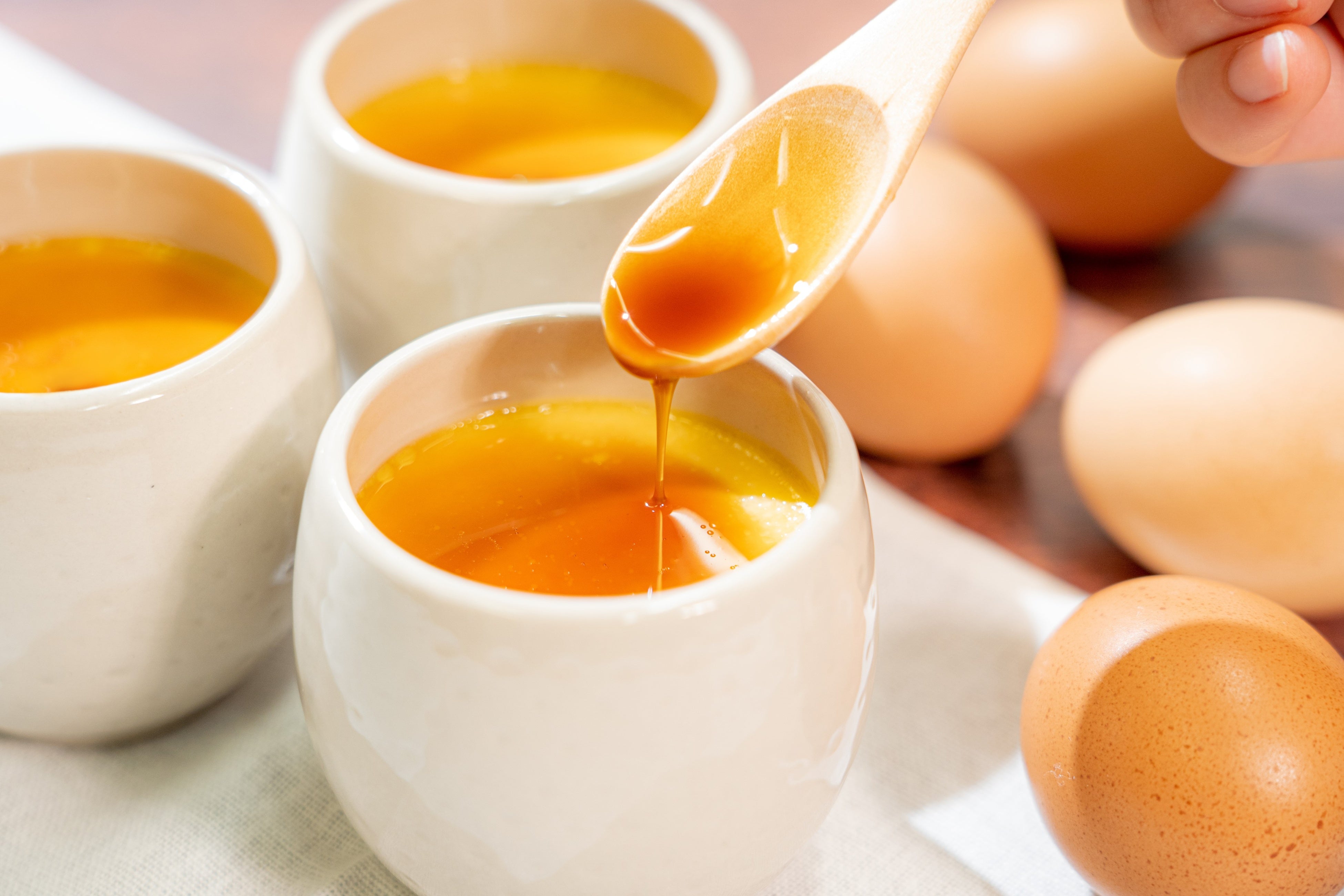 「比内地鶏のなめらかプリン」は朝食の人気デザート