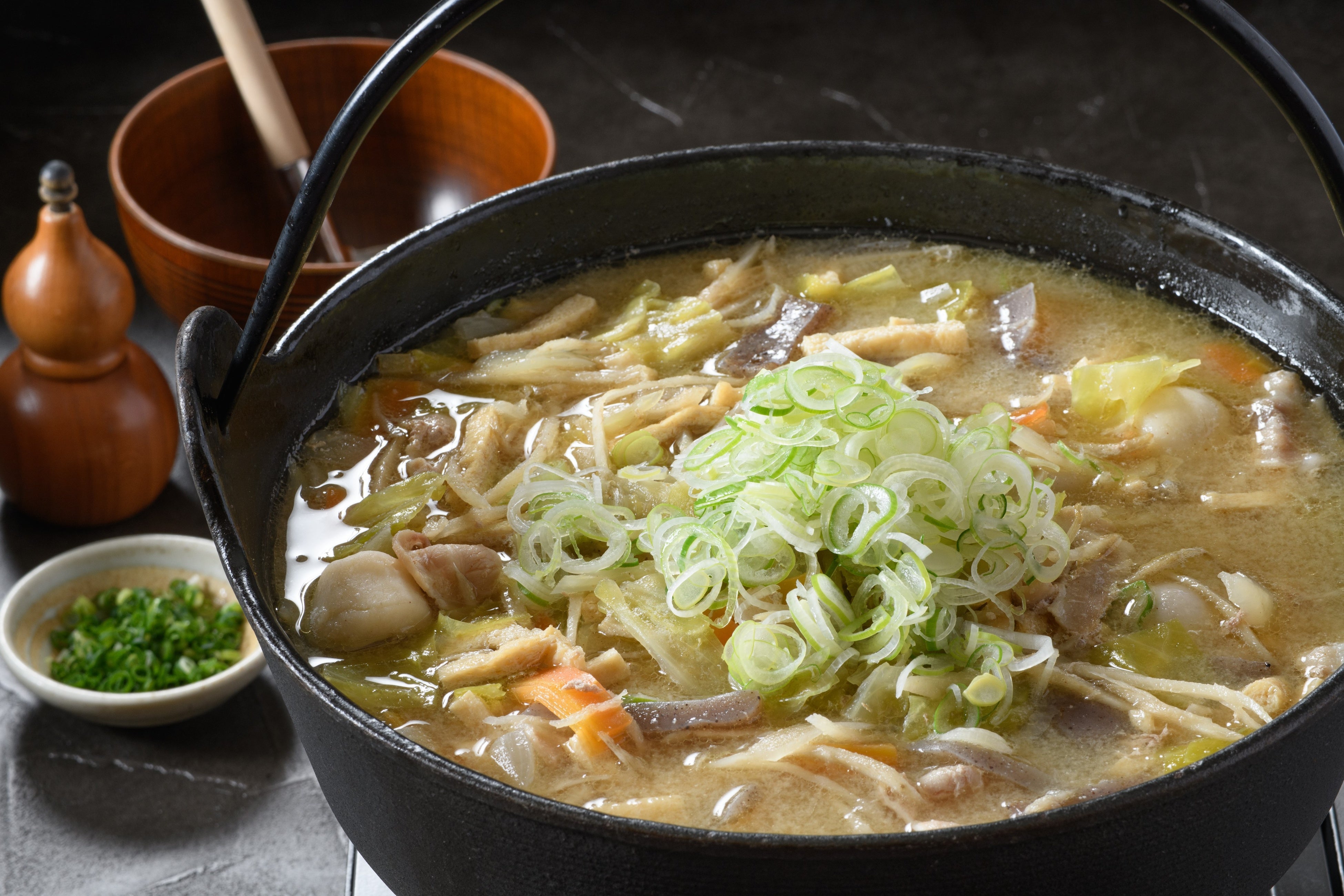 具だくさん豚汁（朝食）