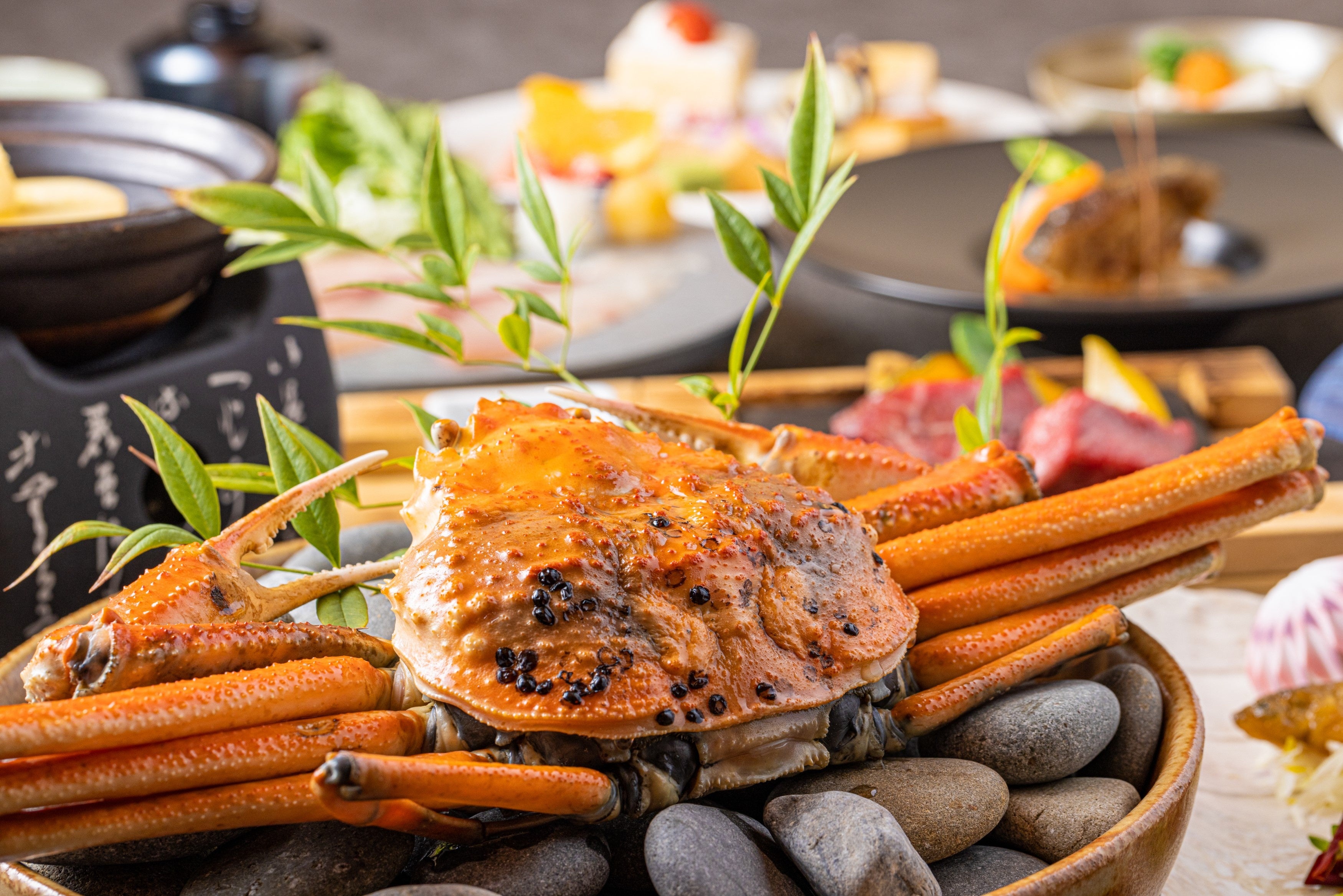 1人1杯付きのズワイガニ